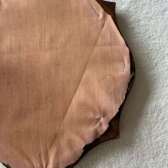 Vintage MCM White Lace Working‎ Woman Wood Silhouette Framed hanging Wall Decor - Picture 7 of 7